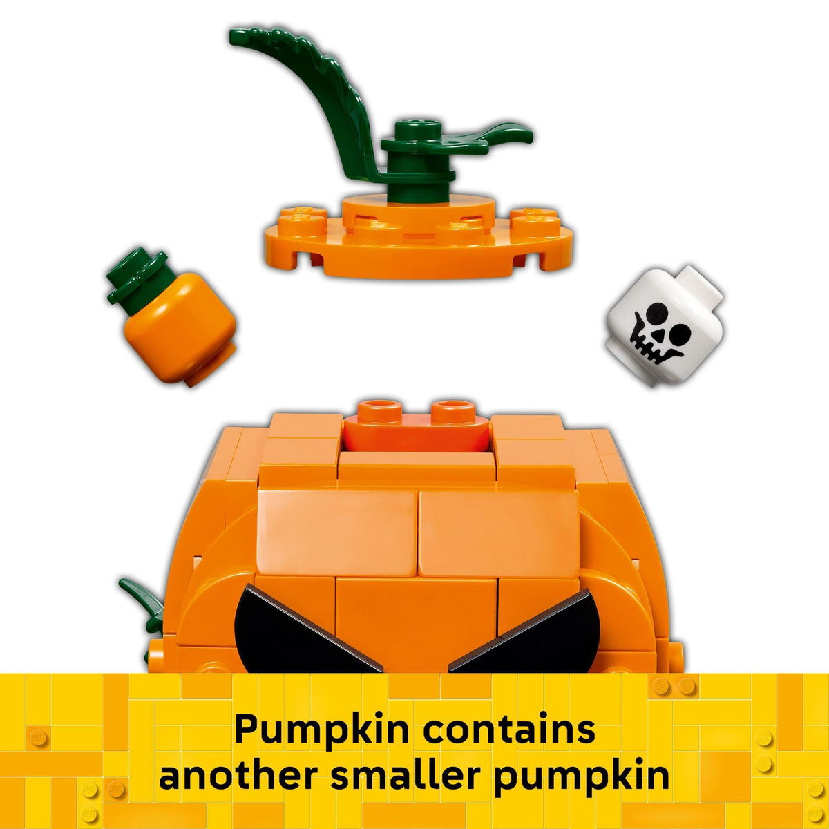 LEGO Jack-O'-Lantern Pickup Truck 40822 | Building Toys for Boys & Girls, Ages 8+, Halloween Decor & Craft, 177 pieces, Gift for Kids
