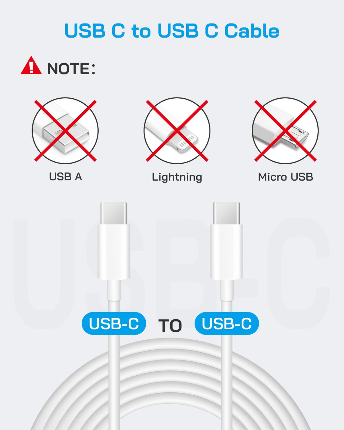 20W Fast Charger for iPhone 18/17/16/15 with 6FT Cable [3-Pack] | USB-C Wall Charger & C-to-C Cable, Compatible with iPhone 18/17/16/15 Series, USB-C iPad Pro/Air/Mini & More