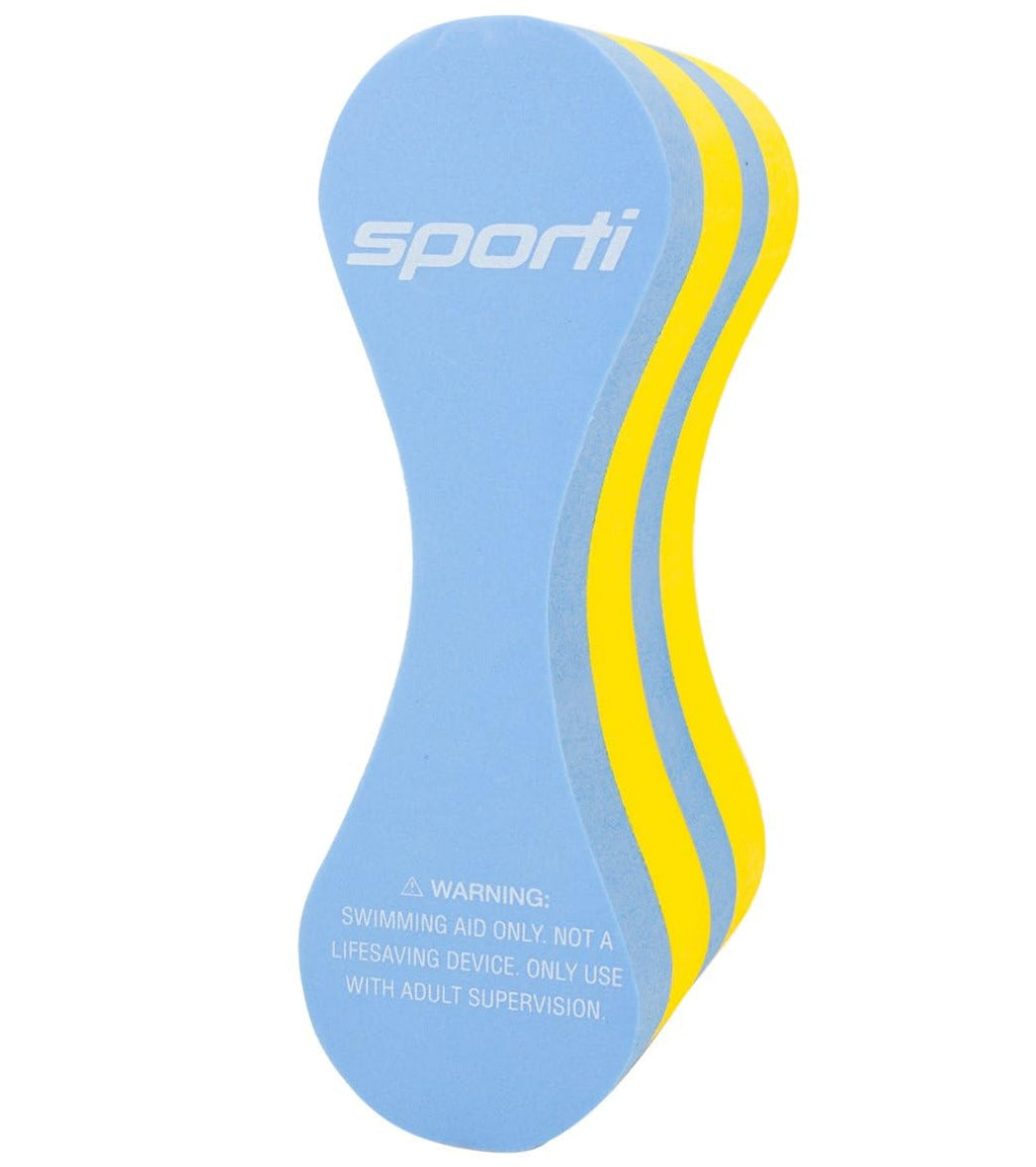 Sporti Junior Swim Training Pull Buoy Leg Float, Swim Lesson Equipments | 8.75 x 3 x 4.5 In, Kids Swim Training Aid, Closed-cell EVA Foam, Stroke Drill Float, Lap Lesson Tool, Swimming Accessories
