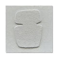 NANKAI Art Hand Painting Modern Minimalist Art Oil Painting White Thick Texture Abstract Painting 24x24 inch Canvas Wall Decorative Art