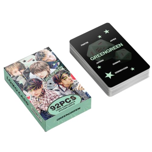 KPOPBTS Cortis 60 PCS Photocards and 32 PCS Stickers KPOP Album GREENGREEN Merch Cards Lomo Card Set, Gift for COER‌ Boys and Girls
