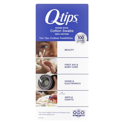 Q-tips Cotton Swabs, Original, For Home, First Aid and Beauty, 100% Cotton, 500 Count