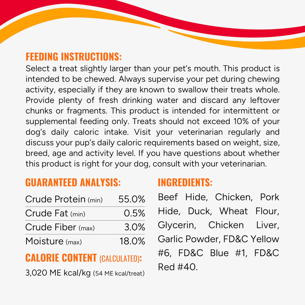 Good 'n' Fun Kabobs Long-Lasting Dog Treat Made With Real Protein, 24 oz | Premium Chicken, Pork and Beef Hide Chew, Supports Dental Health and Mental Stimulation, For Adult Dogs