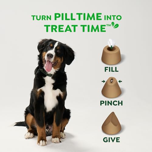 Greenies Pill Pockets Small Dog Treats, Chicken Flavor, 3.2 oz | Vet-recommended, masks pill smell & taste, easy pinch-close design, stress-free medicating, tablet size, 3.2 oz. Pouch
