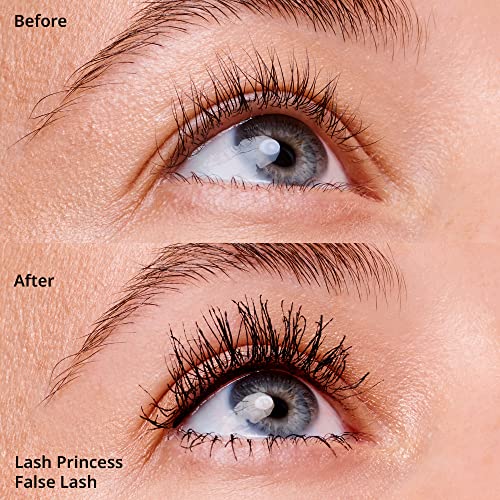 essence Lash Princess False Lash Effect Mascara, Black (Pack of 1) | Volumizing & Lengthening, Clump-Free Fiber Brush, Defines and Separates; Vegan, Cruelty Free, Paraben Free, Oil Free