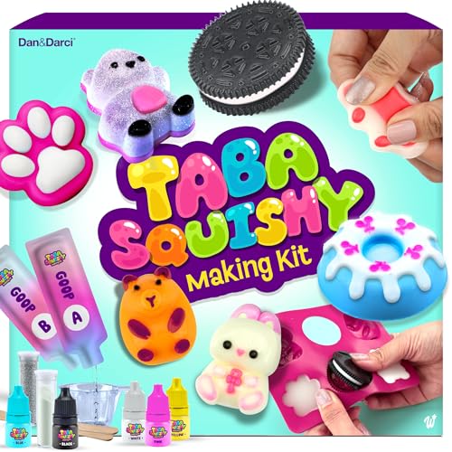 Taba Squishy Making Kit for Kids - Squishies Craft Kits - Gifts for Girls | Kids Crafts - 6 7 8 9 10 11 12 Year Old Girl Birthday Gift - Kids Crafts - Arts and Crafts for Kid for 8-12 - Toys for Girls
