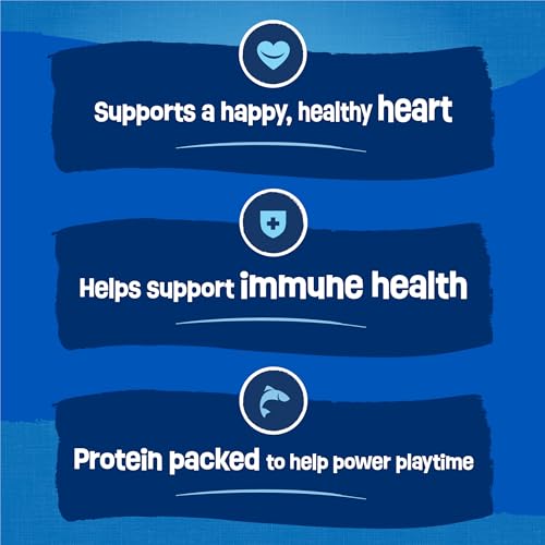 Friskies Purina Seafood Sensations Dry Cat Food, 22 lb Bag | Crunchy cat kibble with salmon, tuna and shrimp flavors, with protein for healthy muscles and fatty acids for skin and coat