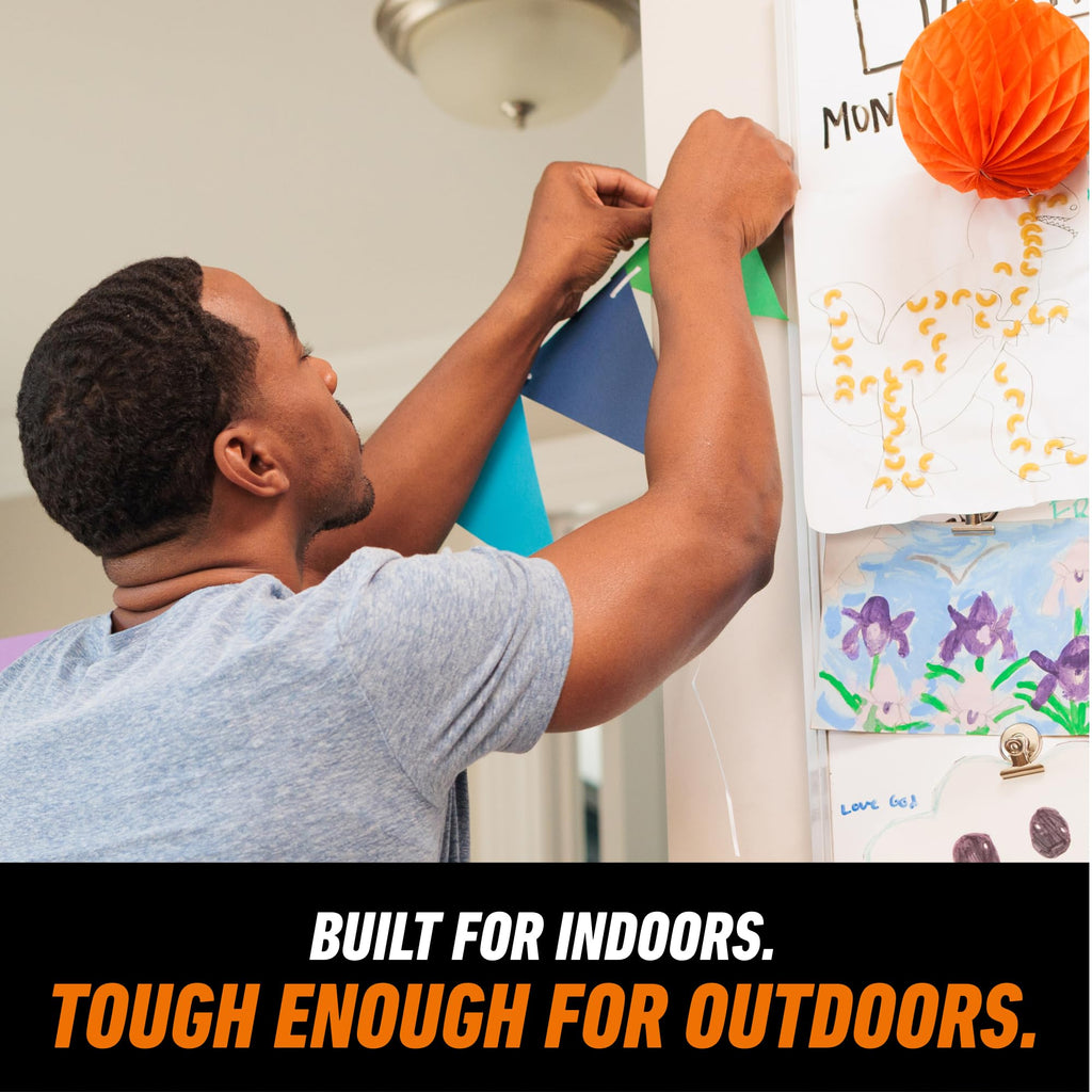 Gorilla Removable Mounting Putty, Reusable Tack, 168 Pre Cut Squares | Repositionable adhesive putty holds up to 2 lbs. No-mess mounting for posters, signs & décor, indoors or out