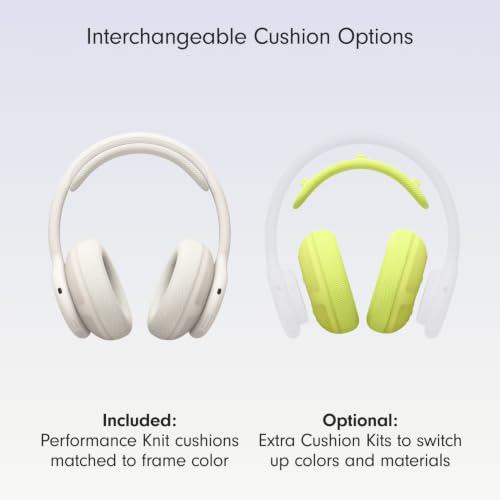 Beats 360 — Over-Ear Headphones with Interchangeable Cushions, Sweat & Water Resistance and Noise Cancellation — Cloud with Cloud Performance Knit Cushions