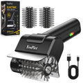 Electric Grill Brush, Cordless Rechargeable Grill Cleaner, BBQ Grill Brush | 1100RPM Cleaning Power, Max 180-Min Runtime, Replaceable Stainless Steel Head, Backyard BBQs, Park Picnics, Tailgates