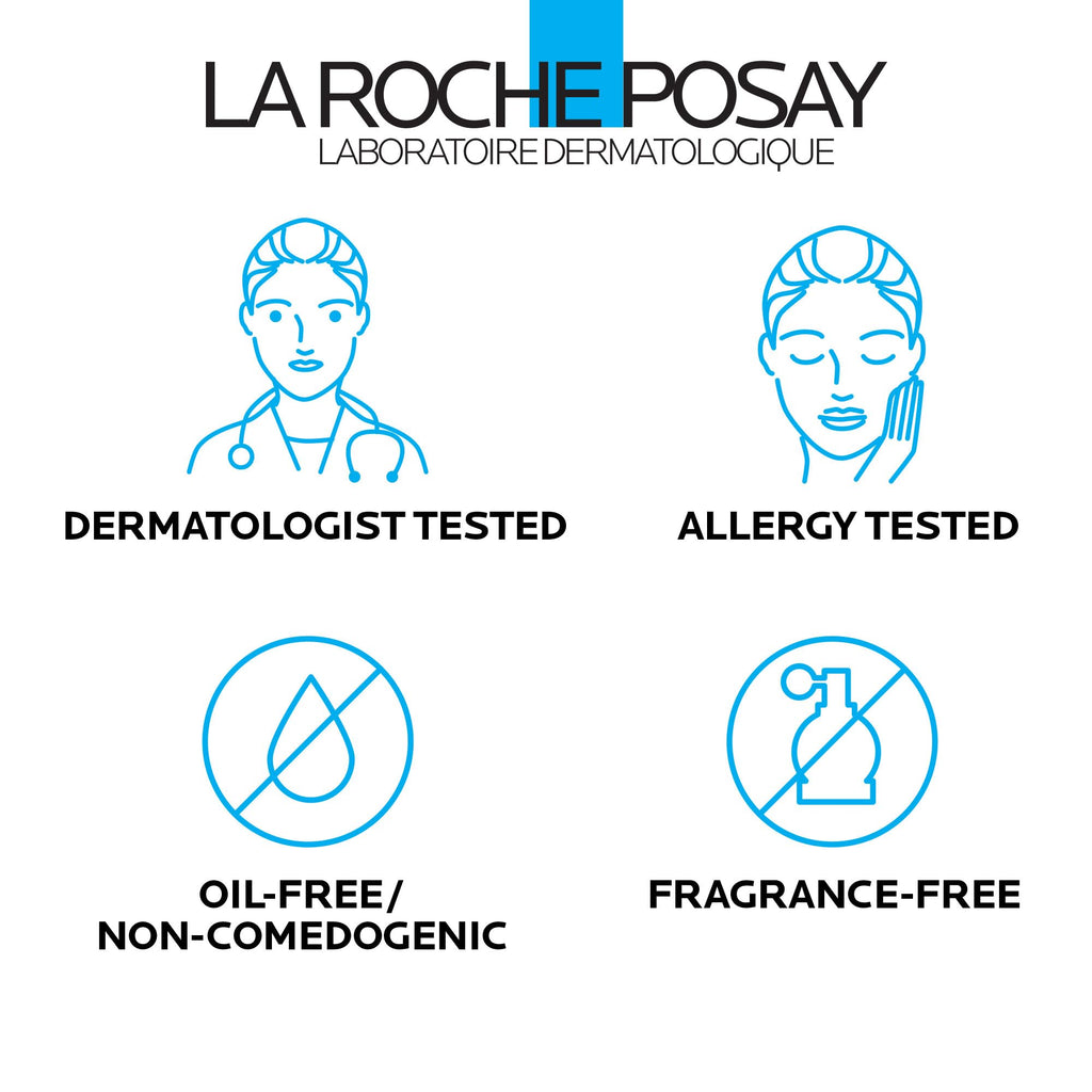 La Roche-Posay Toleriane Hydrating Gentle Facial Cleanser, with Niacinamide | Face cleanser with niacinamide & ceramides, safe for sensitive skin. Daily face wash for normal to dry skin, fragrance free.