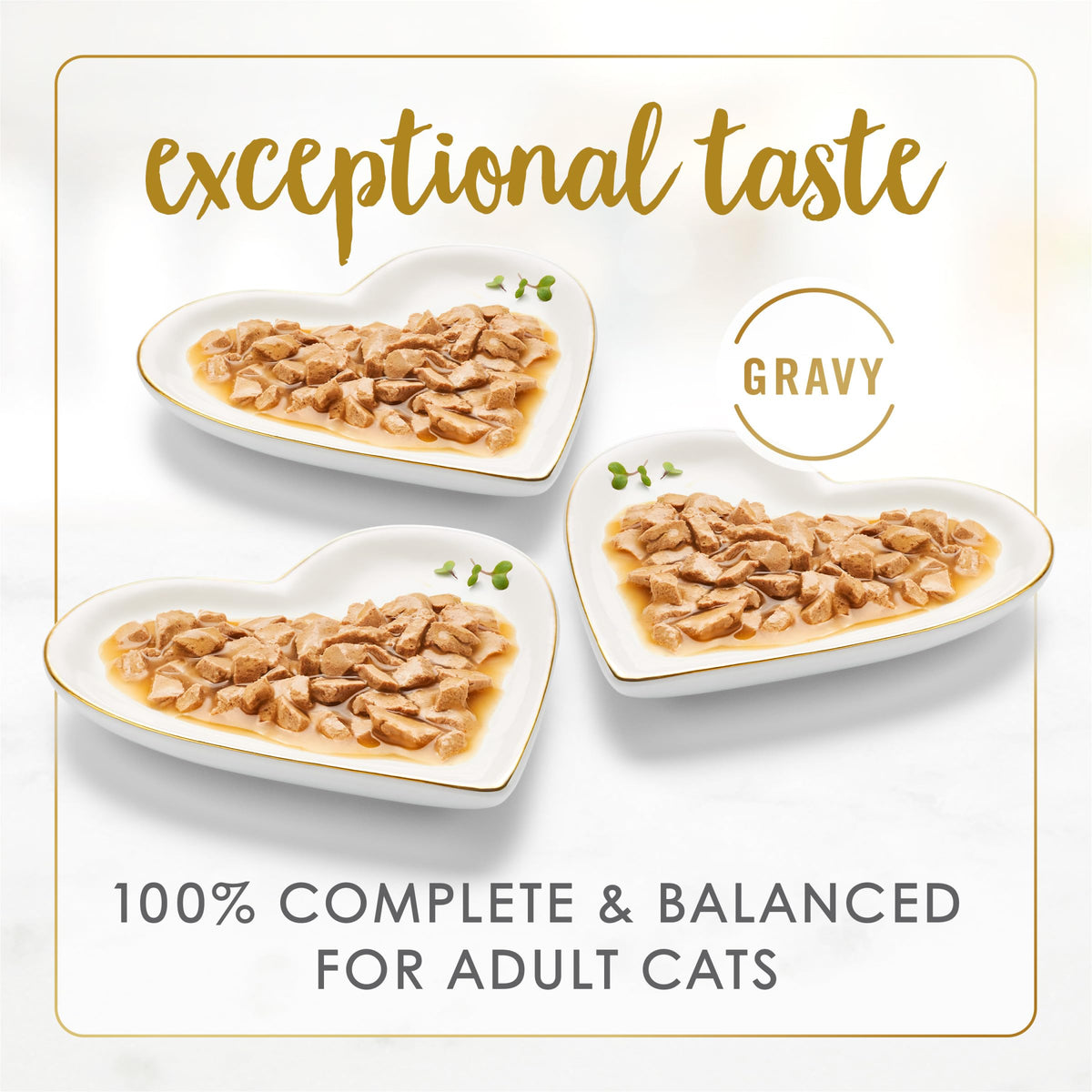 Purina Fancy Feast Gravy Lovers Wet Cat Food, 3 oz Cans, 30-Pack | Variety Pack with poultry and beef grilled gourmet recipes, made with no artificial colors or preservatives