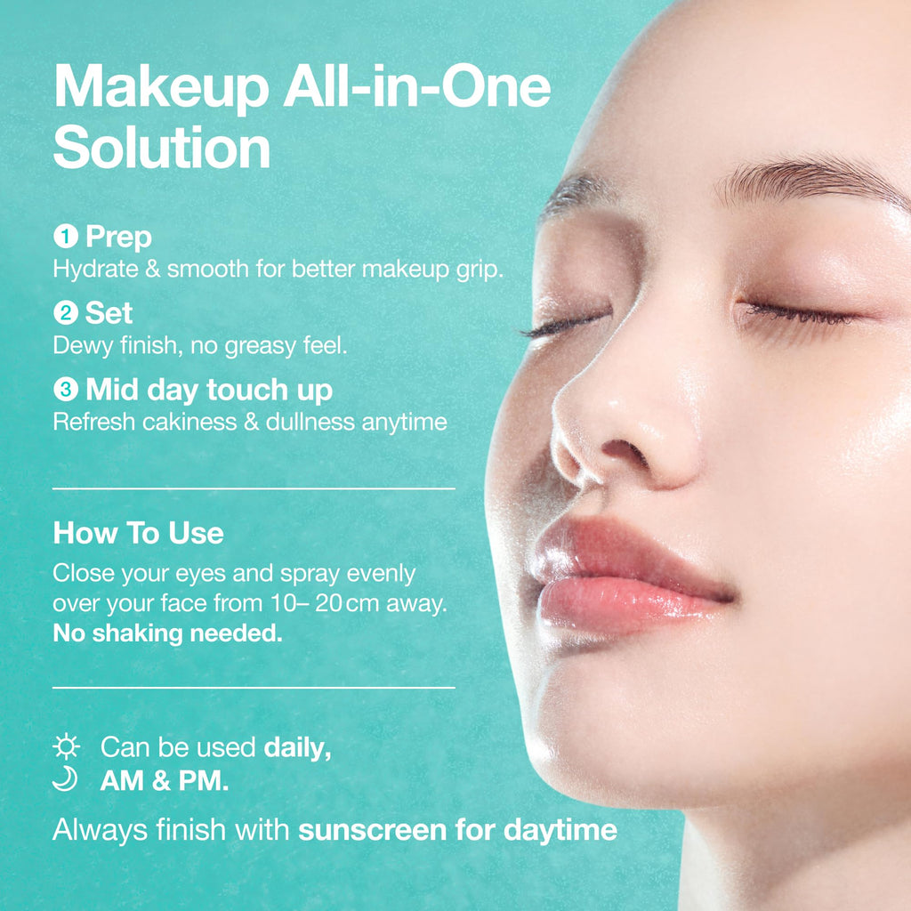 Anua PDRN Collagen Glow Facial Serum Spray, 3.38 fl oz | Hydrating Face Mist, Hyaluronic Acid, dewy finish, All Skin Types, Instant Plumping, Firming Care, Korean Skincare