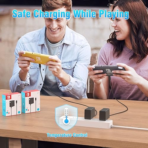 MARSDOCK 45W Charger for Nintendo Switch - 15V 2.6A AC Adapter Fast Charging with 5FT USB C Cord - Compatible with Switch Lite, OLED, Steam Deck - Support TV Mode