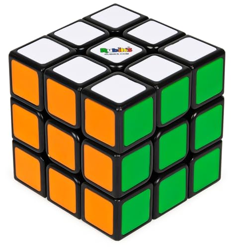 Rubik's Cube The Original 3x3 Puzzle Cube & Brain Teaser Fidget Toy | The World's Best-Known Puzzle, An Iconic STEM Toy That Enhances Spatial Awareness & Algorithmic Thinking Skills, Ages 8+