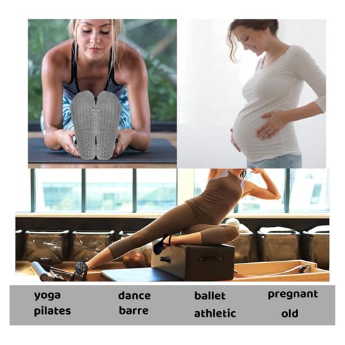 Diu Life 3 Pack Pilates Socks Yoga Socks with Grips for Women Non Slip, Workout, Pure Barre, Ballet, Dance, Hospital Socks