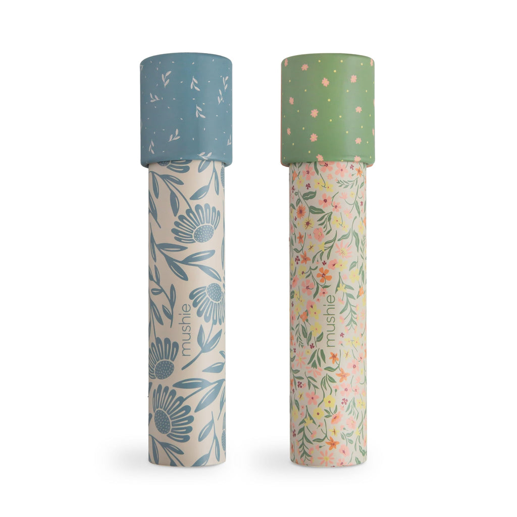 mushie Kaleidoscope 2-Pack (Floral Combo) | Toys for Kids 3 Years+