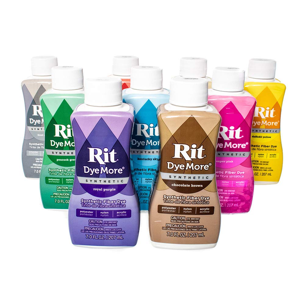 Rit DyeMore 7 Oz. Synthetic Liquid Fiber Dye for Clothing, Décor, and Crafts – Kentucky Sky (1 Pack)