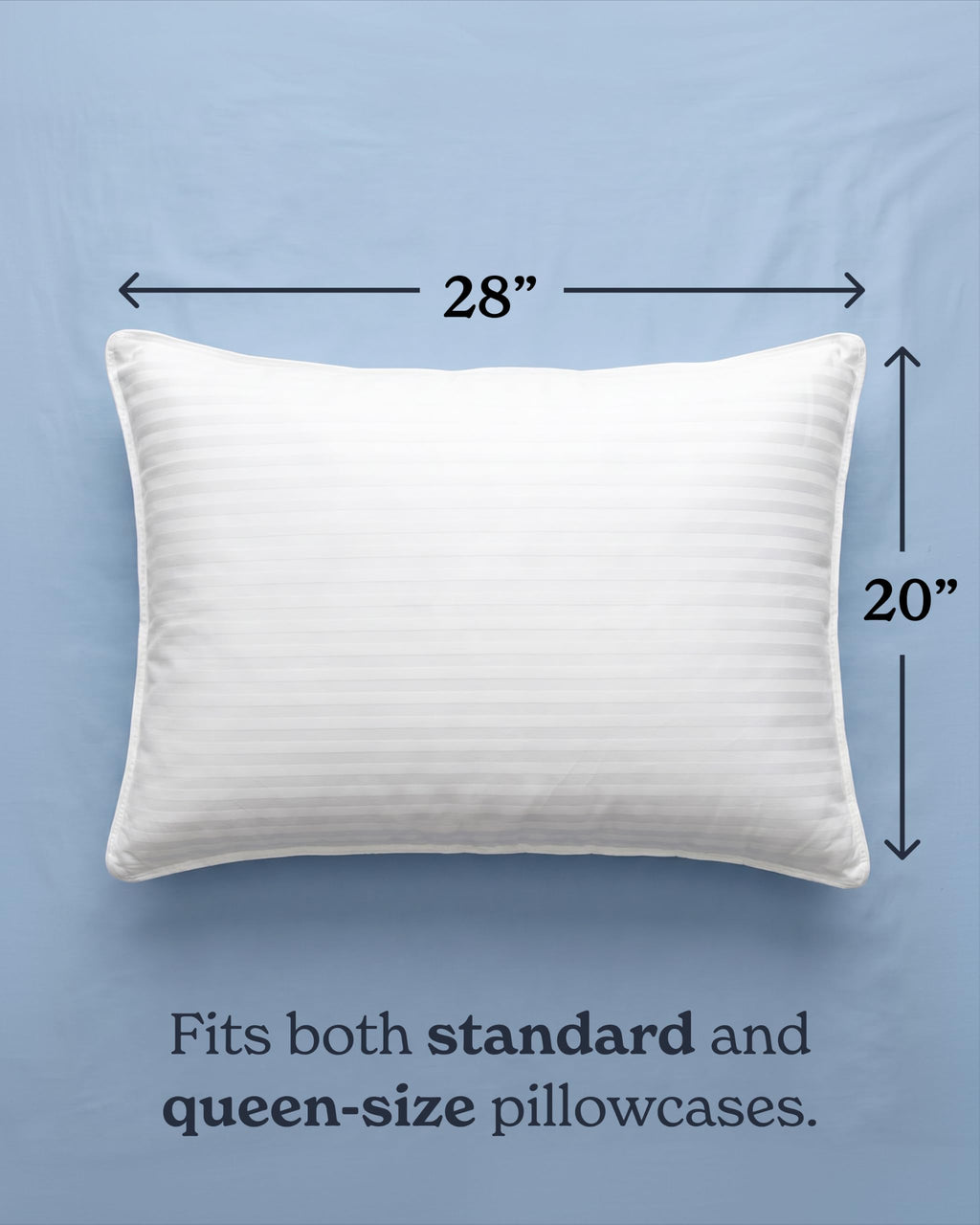 Beckham Hotel Collection Bed Pillows Standard/Queen Size Set of 2 | Original Soft Down Alternative Pillow for Sleeping, Soft Support for Back, Stomach or Side Sleepers