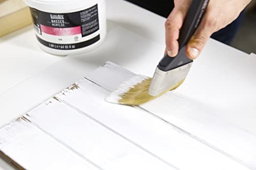 Reeves Liquitex Basics Acrylic Gesso 16 Oz. | Matte white, opaque finish. Creates the ideal absorbency, stiffness and adhesion for paint.