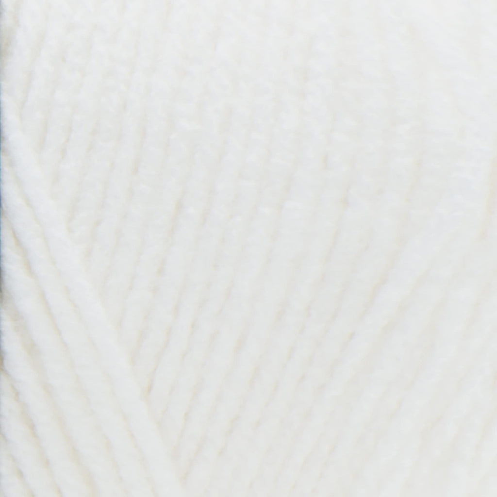 Red Heart Super Saver Yarn for Crocheting & Knitting, White, Single | #4 Medium Worsted Weight Acrylic Soft Yarn for Blankets, Beanies, Amigurumi, and Beginner Projects, 364 yards, 198g/7oz