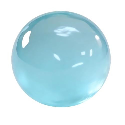 Coconut Oil Squishy, Coconut Oil Slow Rising Squeeze Stress Ball Clear Jelly Bubblegum Texture Coconut Oil Squishy Toy (Blue)