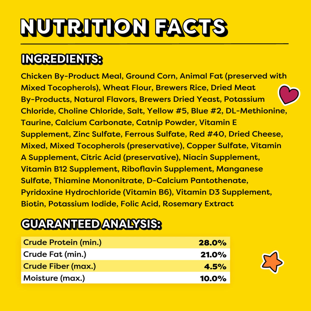Temptations MixUps Crunchy and Soft Cat Treats, Catnip Fever, 16 oz | Chicken, catnip & cheese flavor, crunchy outside, soft inside, under 2 cal/treat, 100% complete & balanced, resealable tub
