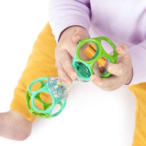 Bright Starts Oball Shaker Rattle Toy, Ages Newborn Plus