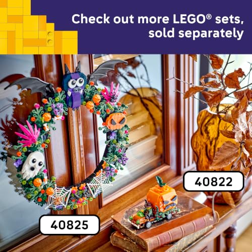 LEGO Jack-O'-Lantern Pickup Truck 40822 | Building Toys for Boys & Girls, Ages 8+, Halloween Decor & Craft, 177 pieces, Gift for Kids