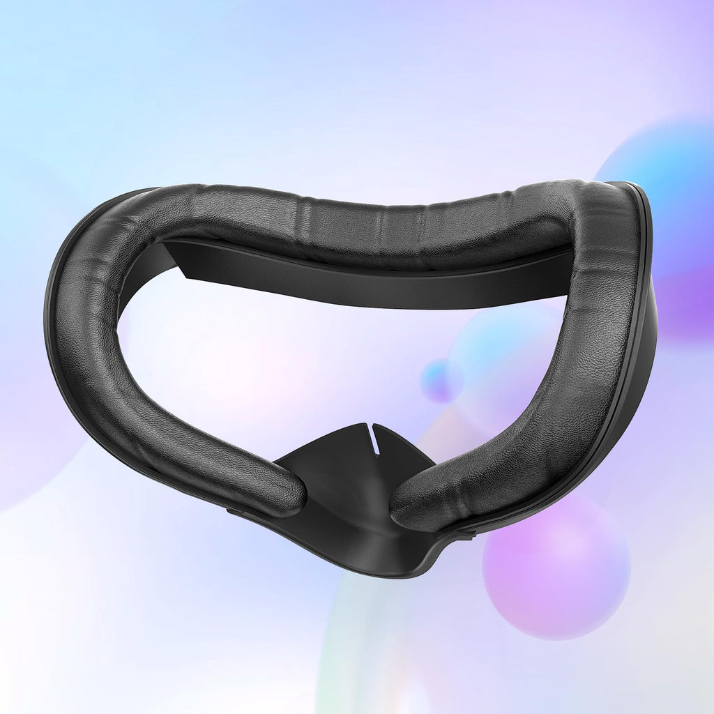 Face Cushion Pad for Meta Quest 2 VR Facial Interface Replacement PU Leather Foam for Oculus Quest 2 Vr Cover