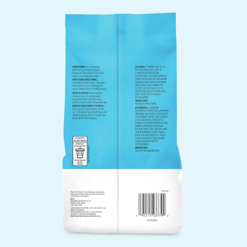 Amazon Essentials Epsom Salt Soak, Magnesium Sulfate USP, 3 Pound, 1-Pack (Previously Amazon Basics)