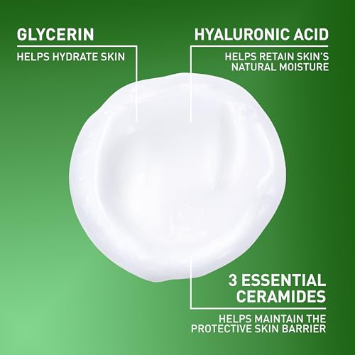 CeraVe Hydrating Cleanser with Hyaluronic Acid, Gentle Face Cleanser,16oz | Daily Face Wash & Makeup Remover with Glycerin, Skin Care for Men and Women, National Eczema Association Certified