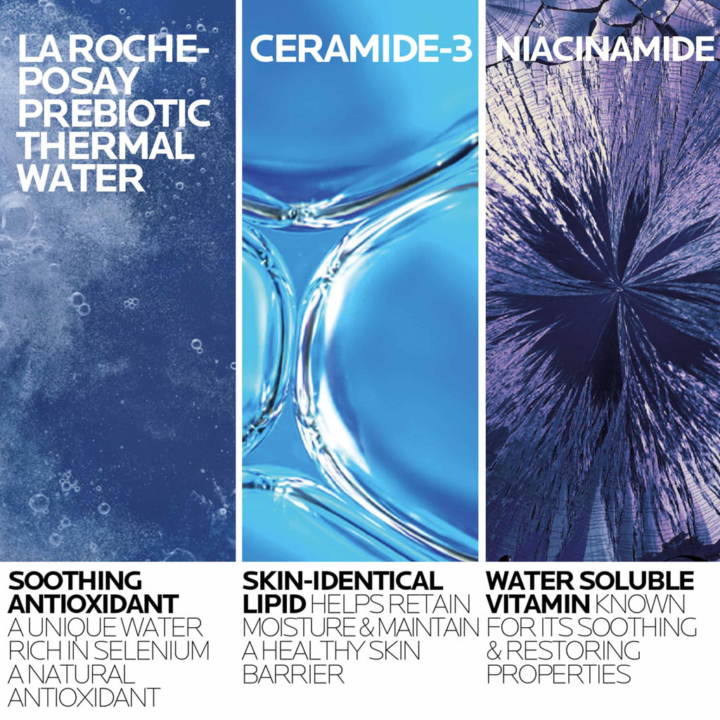 La Roche-Posay Toleriane Hydrating Gentle Facial Cleanser, with Niacinamide | Face cleanser with niacinamide & ceramides, safe for sensitive skin. Daily face wash for normal to dry skin, fragrance free.