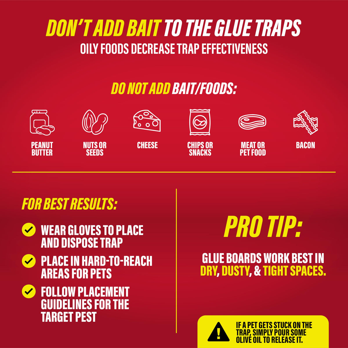 Catchmaster Max-Catch Glue Traps 36pk, Sticky Mouse Traps Indoor for Home | Bulk glue boards for mice & insects, pesticide-free sticky traps for spiders, crickets & roaches, home & garage pest control