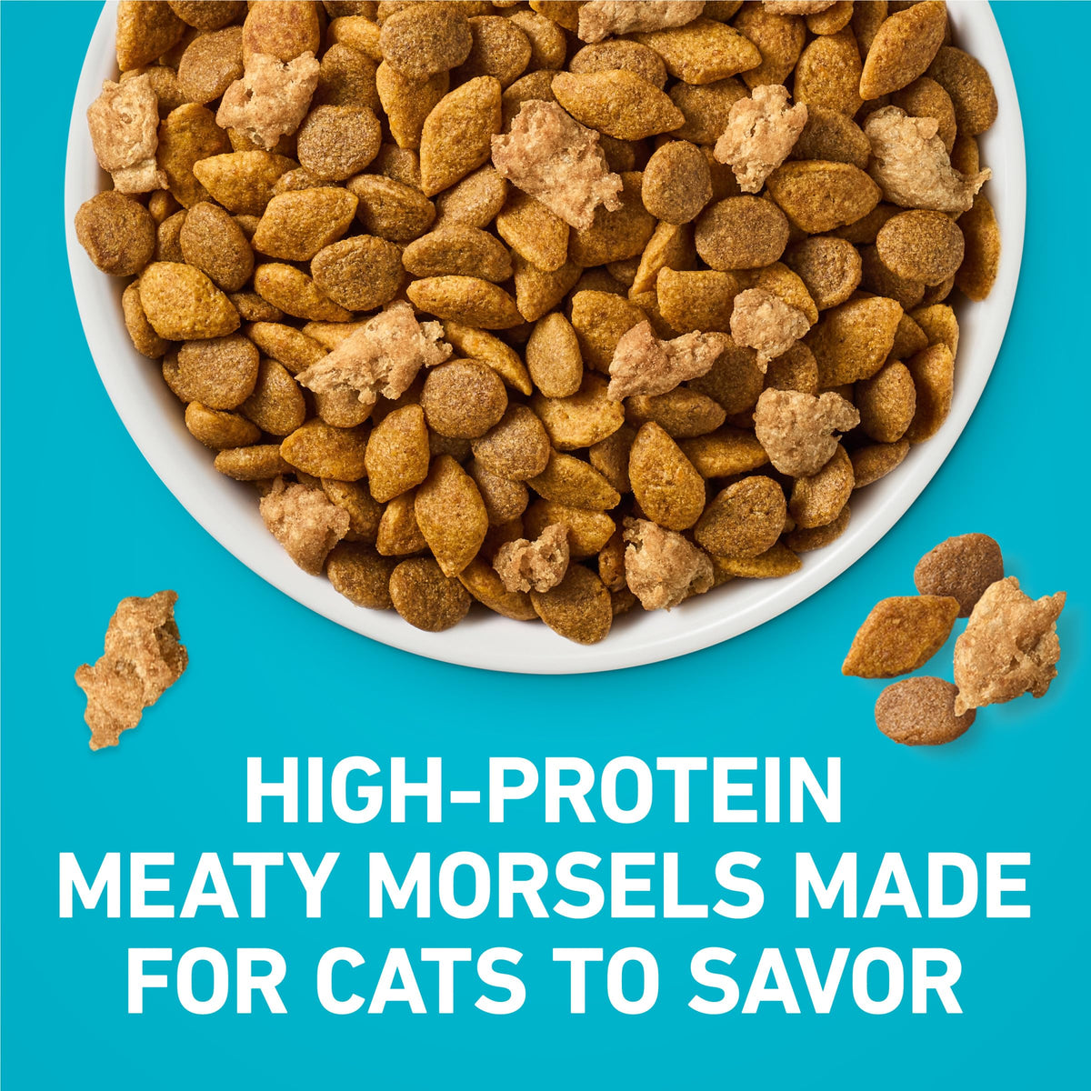 Purina ONE Tender Selects Dry Cat Food, Salmon, 7 lb Bag | Real salmon is the #1 ingredient made with carrots, peas, vitamins A and E for bright eyes, strong muscles and digestion