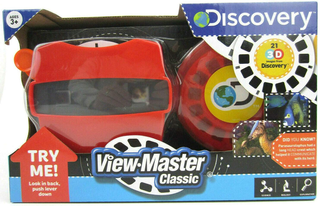 Big Game Toys~3D View-Master Discovery Kids with Free BGT Sticker Dinosaurs Marine Animals Viewmaster Viewer Box Set