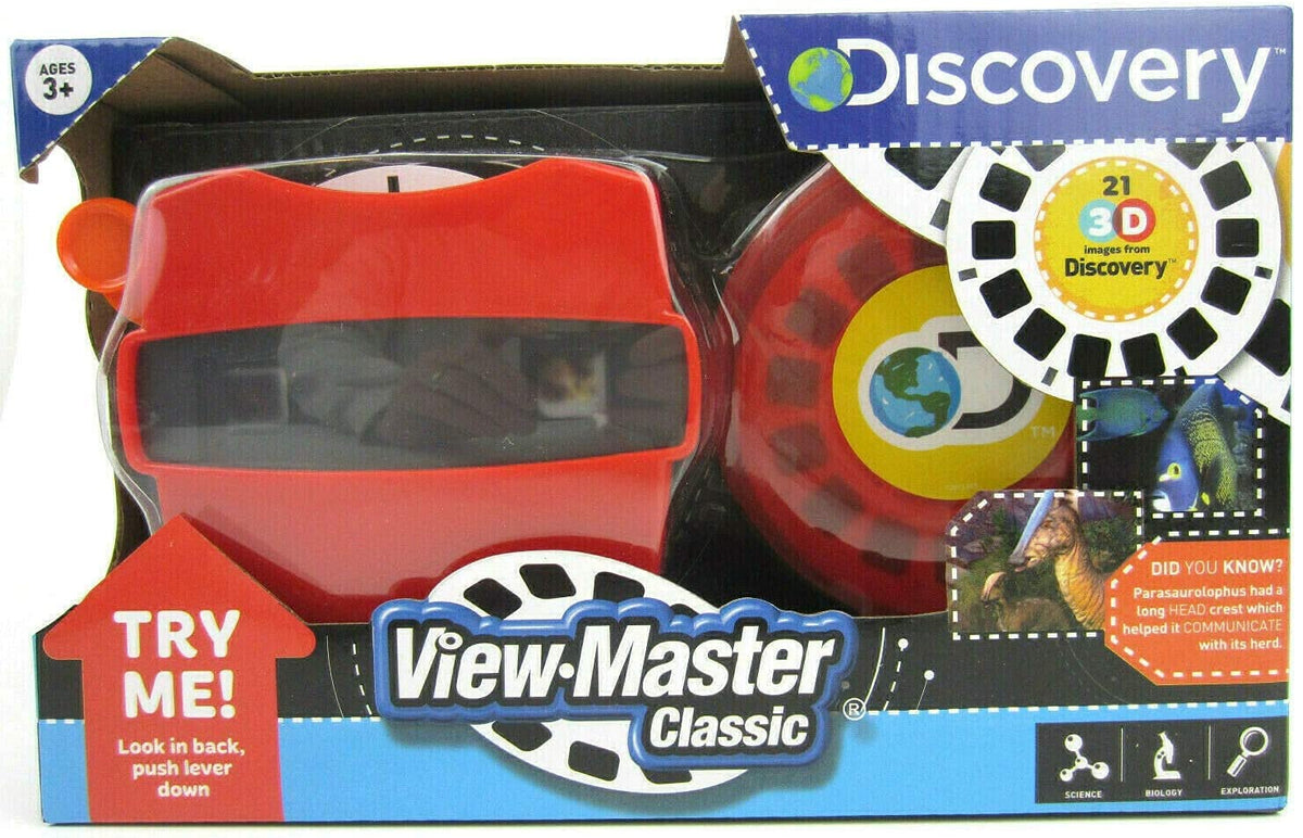 Big Game Toys~3D View-Master Discovery Kids with Free BGT Sticker Dinosaurs Marine Animals Viewmaster Viewer Box Set