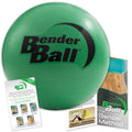 The Original 9" Pilates Core Fitness Small Exercise Ball + Videos | Workout Mini Ball for Abs, Back, Yoga, Barre, Physio, PT, Physical Therapy. Inflatable, Soft, Includes Instructions + Videos.