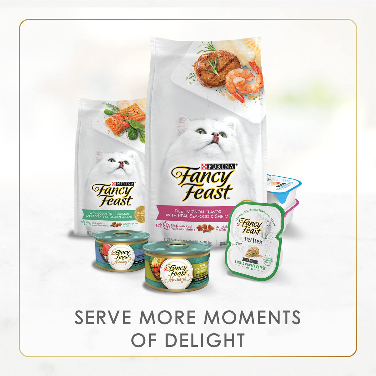 Purina Fancy Feast Gravy Lovers Wet Cat Food, 3 oz Cans, 30-Pack | Variety Pack with poultry and beef grilled gourmet recipes, made with no artificial colors or preservatives