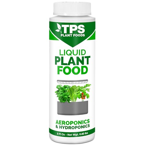 Liquid Plant Food - Fertilizer for AeroGarden & Hydroponic Systems, 8 oz | Complete Nutrition for Strong Growth, IDOO Compatible, Reservoir-Safe Formula, Supports Root Development, For Veggies & Herbs