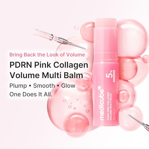 medicube PDRN Collagen Volume Multi Balm Stick, Firming Face & Body Balm | Volufiline, NAD Stick Balm for the Look of Fine Lines, Under-Eyes, Neck, Plumping & Radiance for Line Care, Korean Skincare