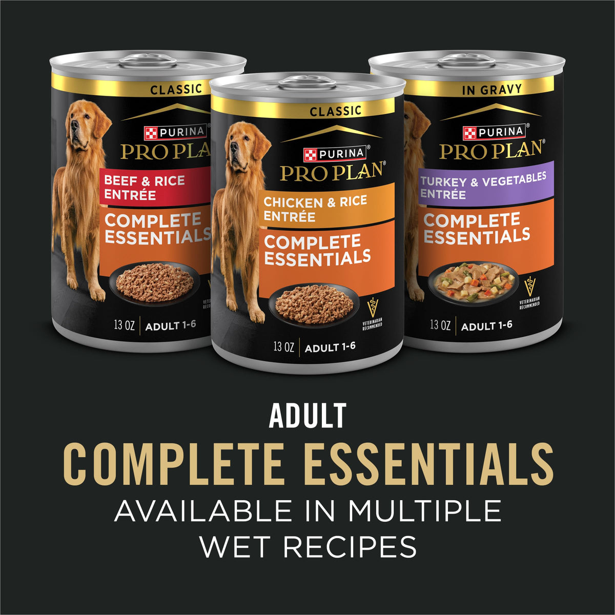 Purina Pro Plan Complete Essentials Chicken & Rice Dry Dog Food, 35 lb Bag | Shredded Blend crunchy kibble with tender pieces, real chicken as the first ingredient, live probiotics for digestive health