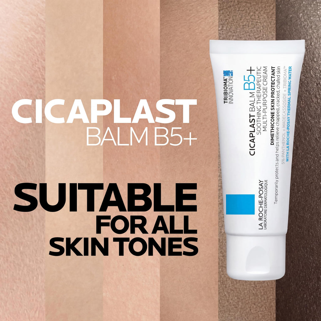 La Roche-Posay Cicaplast Balm B5, Barrier Repair Cream for Dry Skin | Skin healing cream with centella asiatica, shea butter & panthenol. Multi-purpose face, body & hand balm. Baby safe.