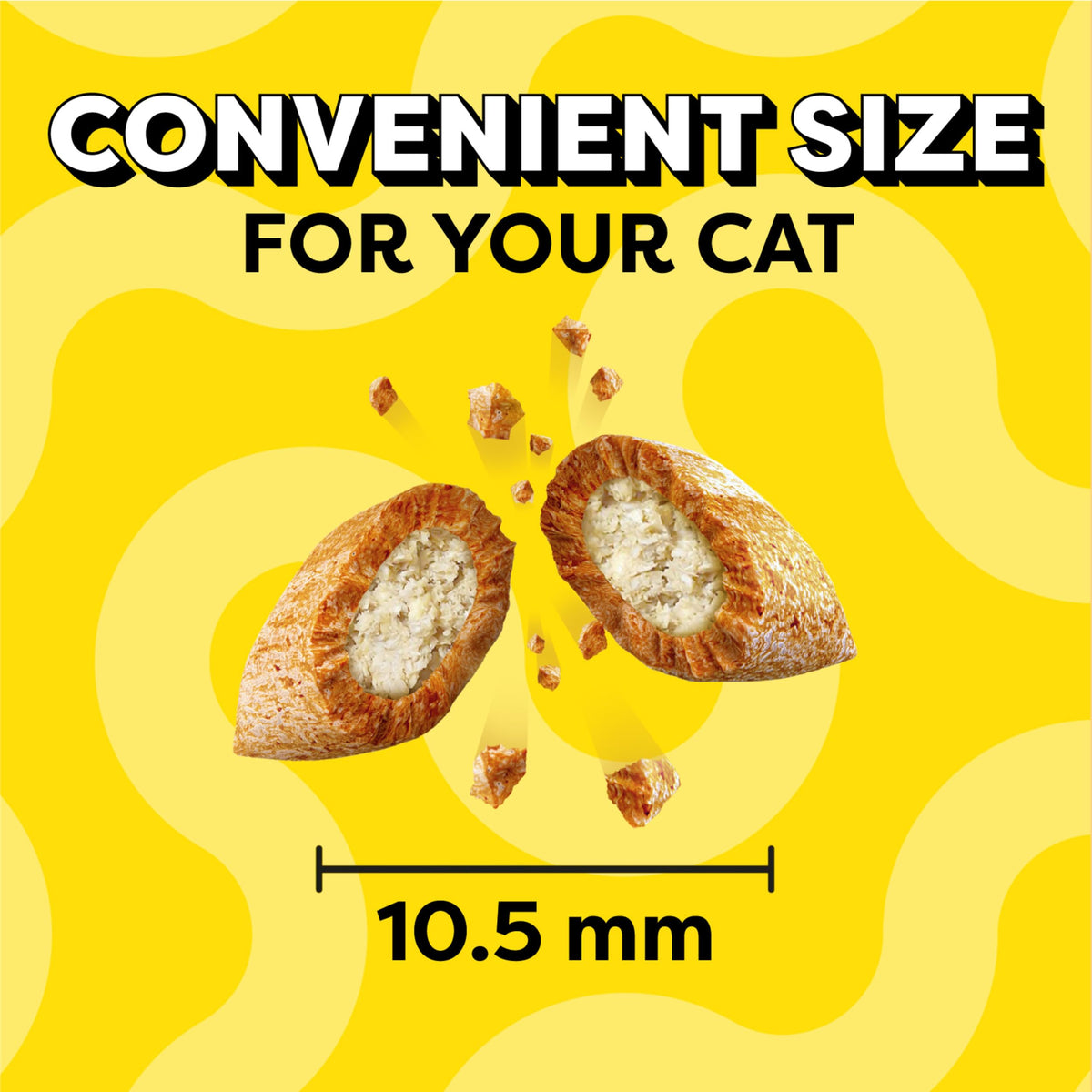 Temptations MixUps Crunchy and Soft Cat Treats, Catnip Fever, 16 oz | Chicken, catnip & cheese flavor, crunchy outside, soft inside, under 2 cal/treat, 100% complete & balanced, resealable tub