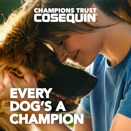 Nutramax Cosequin Joint Supplement for Dogs, Chewable Tablets, 132ct | Glucosamine + Chondroitin for Dogs with MSM, Supports Healthy Joints, All Breeds & Sizes, All Ages
