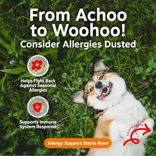 Zesty Paws Dog Allergy Chews - Dog Allergy Relief, Lamb, 90 Ct | Itch Relief for Dogs Soft Chews with Probiotics for Itchy Skin, Ears and Paws
