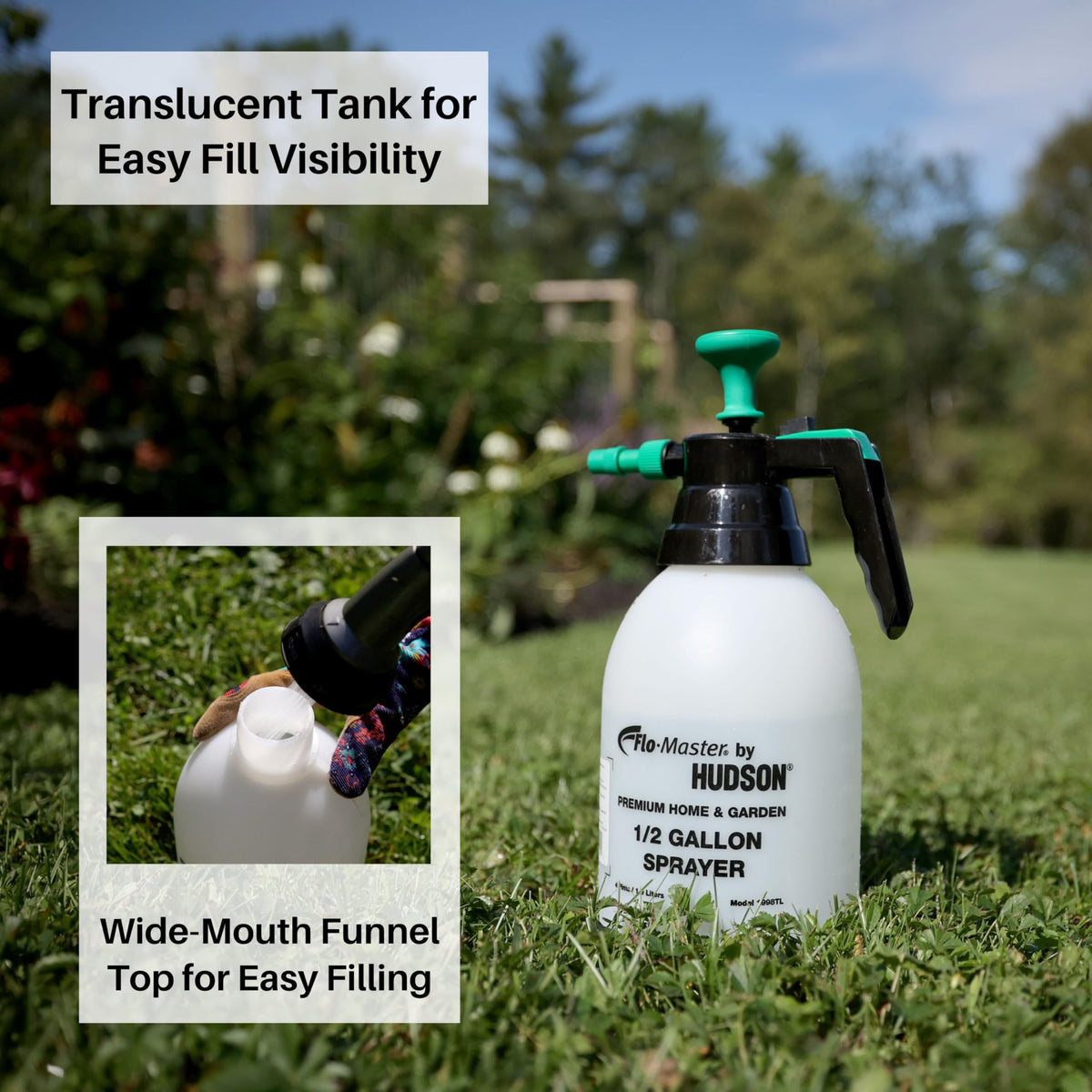 Flo-Master by Hudson Half-Gallon Home and Garden Handheld Sprayer