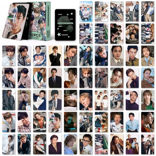 KPOPBTS Cortis 60 PCS Photocards and 32 PCS Stickers KPOP Album GREENGREEN Merch Cards Lomo Card Set, Gift for COER‌ Boys and Girls