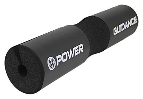 POWER GUIDANCE Barbell Squat Pad - Neck & Shoulder Protective Pad - Great for Squats, Lunges, Hip Thrusts, Weight Lifting & More - Fit Standard and Olympic Bars Perfectly