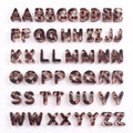 52 PCS Chunky Letter Beads A-Z Large Alphabet Beads | 3D Bubble Acrylic,Easy to Thread Large Hole, for Paracord/bag charms/handmade/Bracelet Keychain/DIY Crafts